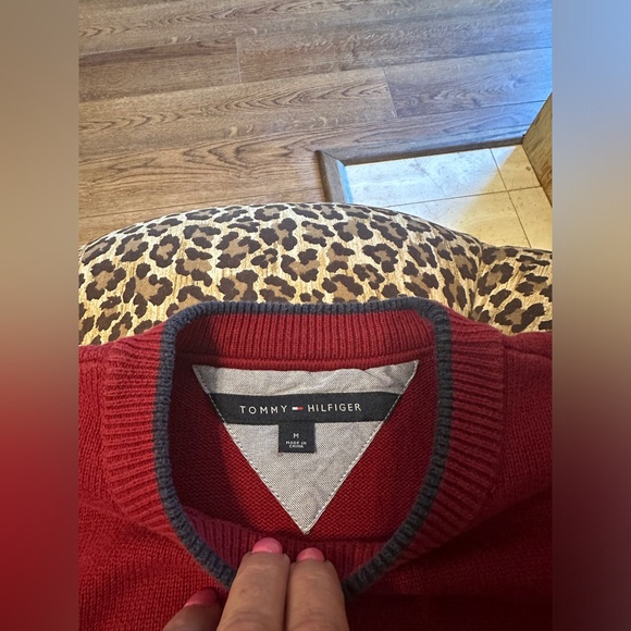 Tommy Hilfiger Crew Neck Sweater Men's Size M Big H - Picture 4 of 5